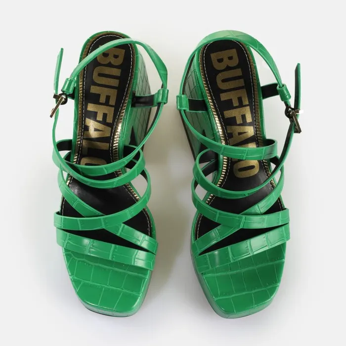 Sydney Mss Green Buffalo Heels Sydney Mss Green Buffalo Heels