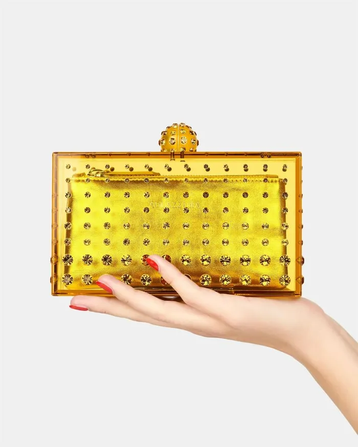 Tequila Clutch Yellow Women Aquazzura Clutch Bags Tequila Clutch Yellow Women Aquazzura Clutch Bags