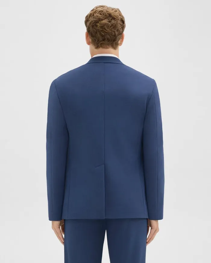 Theory Blazers Jackets Clinton Blazer In Precision Ponte Deep Atlantic 8211 Men