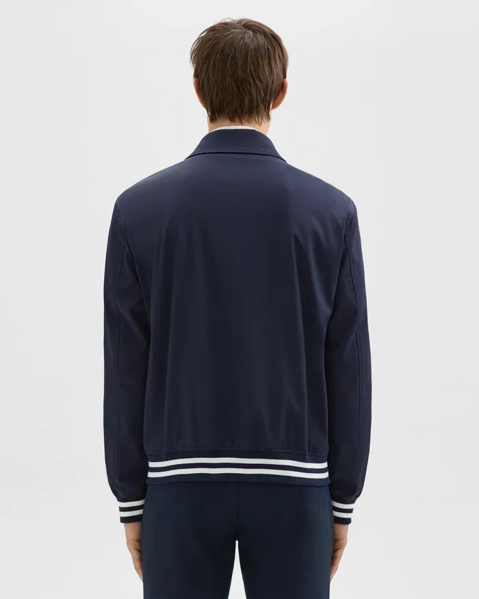 Theory Outerwear Varsity Jacket In Neoteric Navy 8211 Men