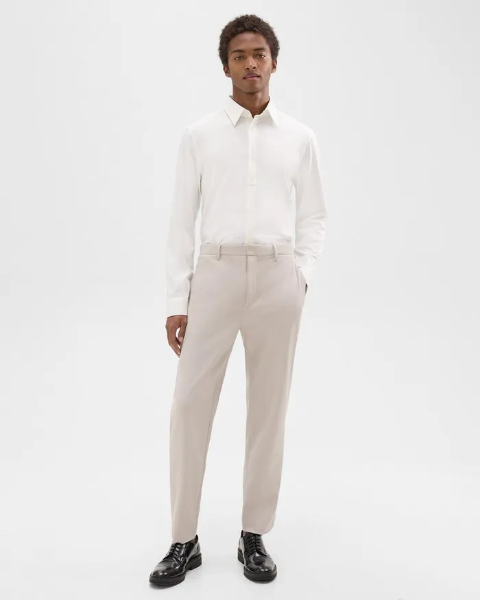 Theory Pants Curtis Pant In Precision Ponte Putty 8211 Men