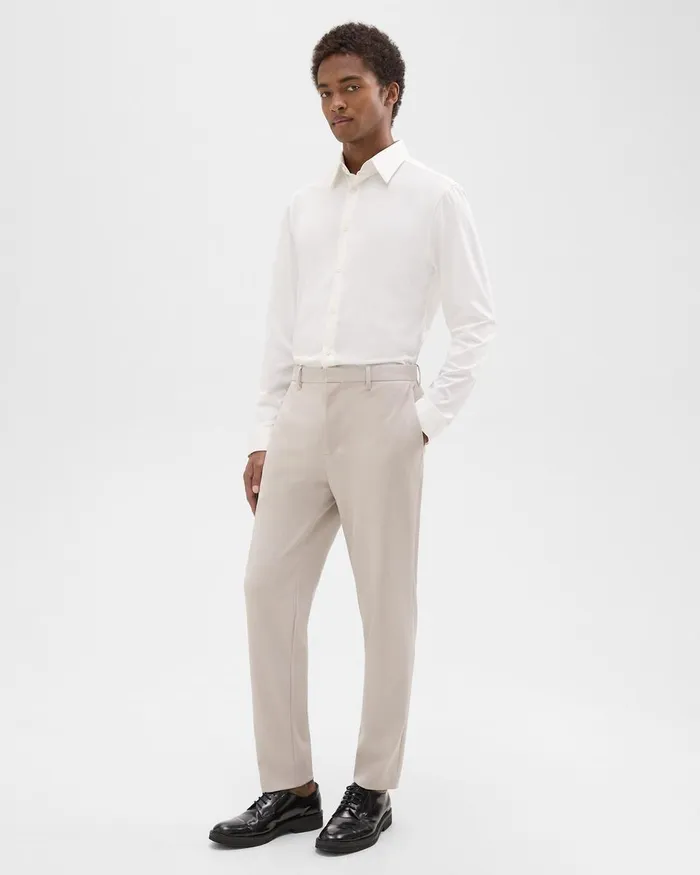 Theory Pants Curtis Pant In Precision Ponte Putty 8211 Men