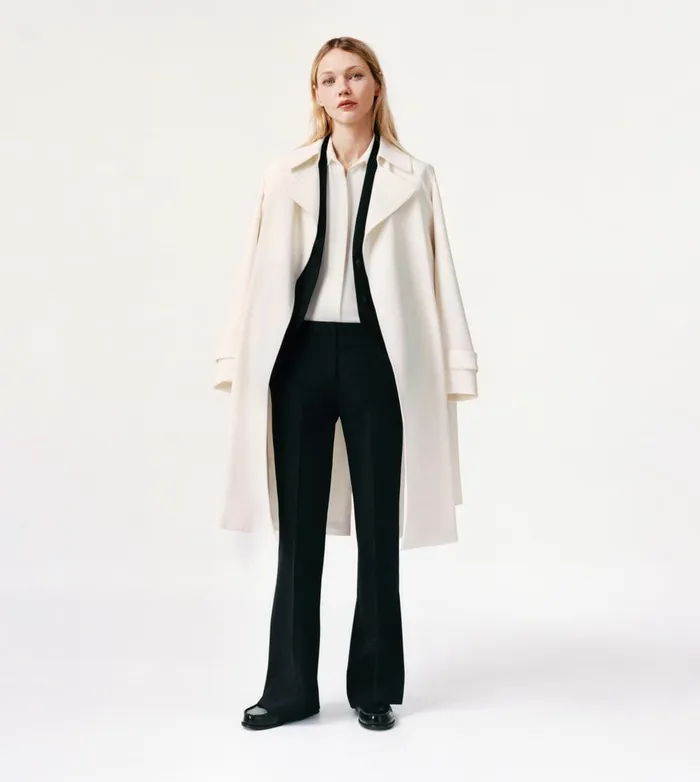 Theory Pants Demitria Pant In Good Wool Black 8211 Women