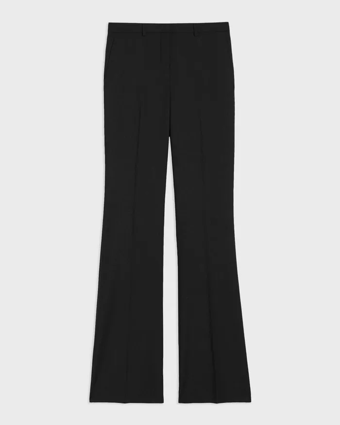 Theory Pants Demitria Pant In Good Wool Black 8211 Women