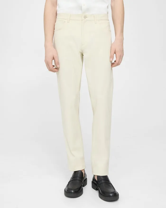Theory Pants Raffi 5Pocket Pant In Neoteric Twill Warm Ivory 8211 Men