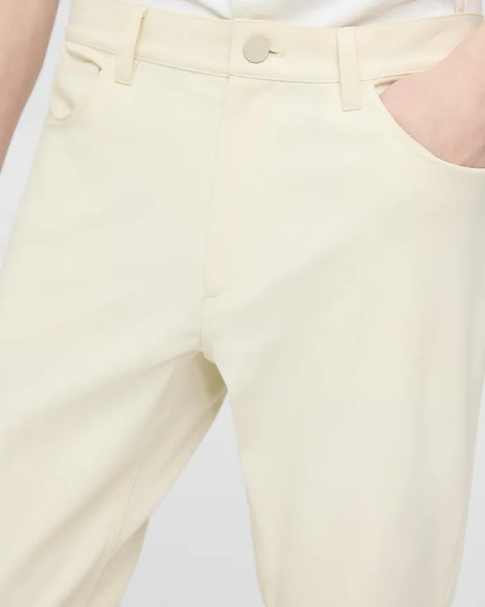 Theory Pants Raffi 5Pocket Pant In Neoteric Twill Warm Ivory 8211 Men