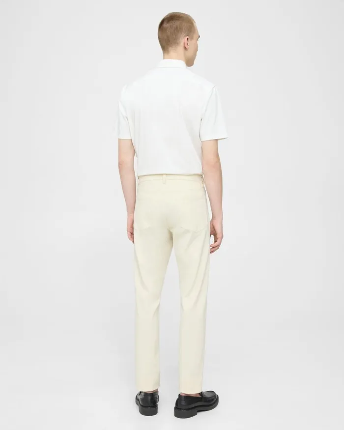 Theory Pants Raffi 5Pocket Pant In Neoteric Twill Warm Ivory 8211 Men