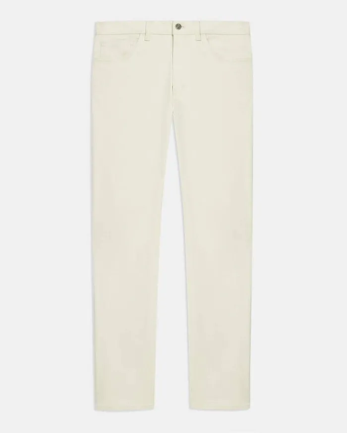 Theory Pants Raffi 5Pocket Pant In Neoteric Twill Warm Ivory 8211 Men