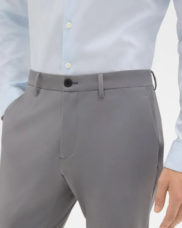 Theory Pants Zaine Pant In Precision Ponte Stone 8211 Men