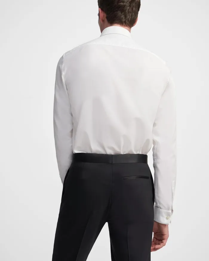 Theory Shirts Dover Tuxedo Shirt In Cotton White 8211 Men