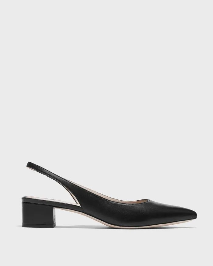 Theory Shoes Slingback Pump In Leather Black 8211 Women