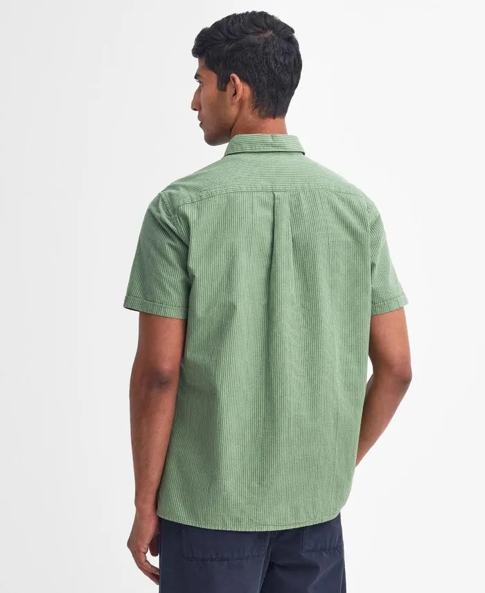 Thermond Regular ShortSleeved Shirt Classic White Men Barbour Shirts