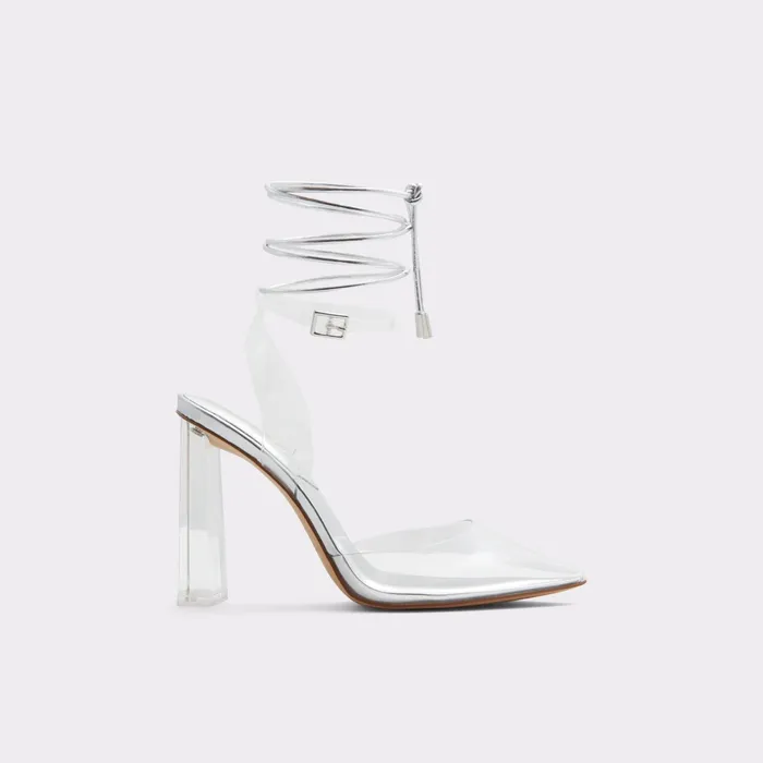 Tilah Silver Women ALDO Heels