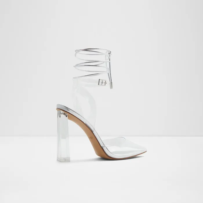 Tilah Silver Women ALDO Heels