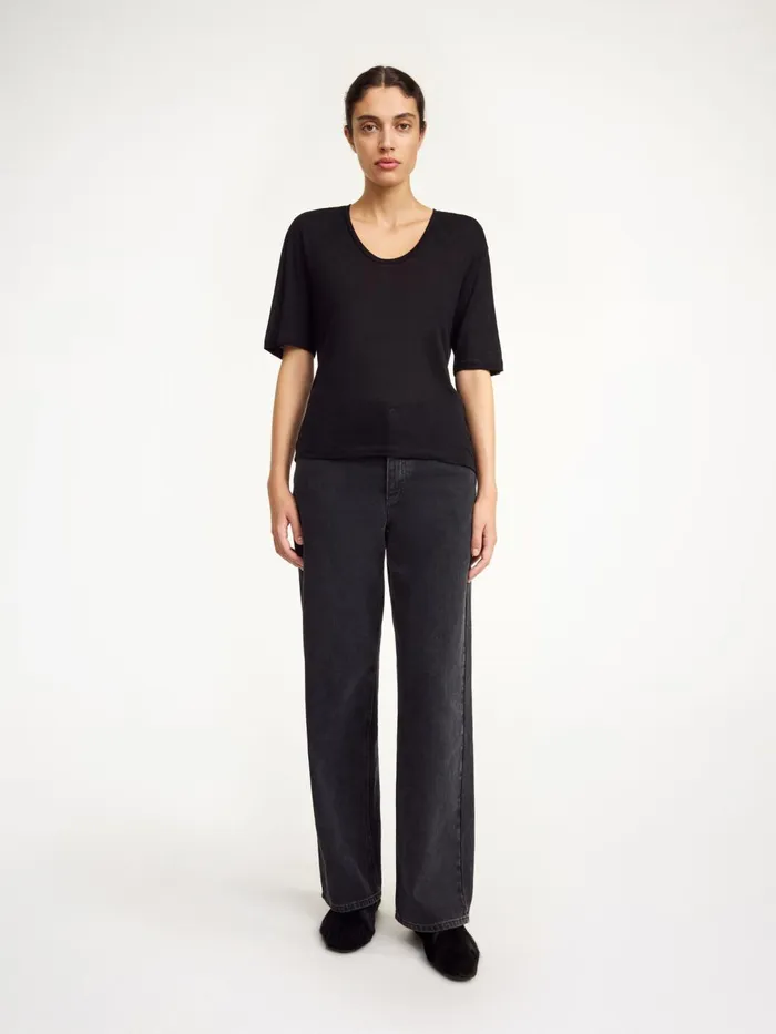 Tops and Blouses Women By Malene Birger Amaringa TShirt Black