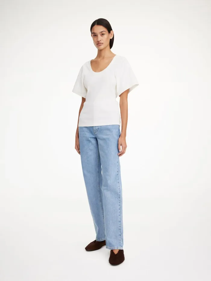 Tops and Blouses Women By Malene Birger Lunai TShirt Soft White