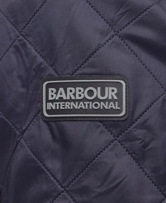 Tourer Ariel Polar Quilted Jacket Charcoal Men Barbour Quilted Jackets