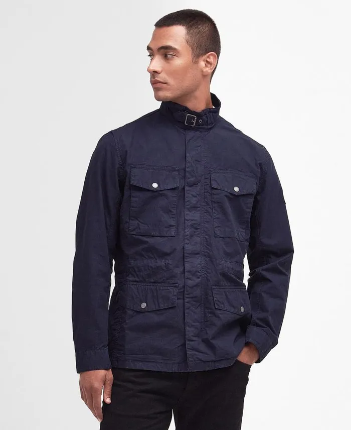 Tourer Chatfield Utility Jacket Olive Branch Men Barbour Casual Jackets