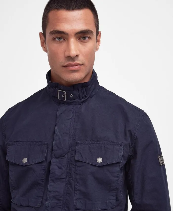 Tourer Chatfield Utility Jacket Olive Branch Men Barbour Casual Jackets