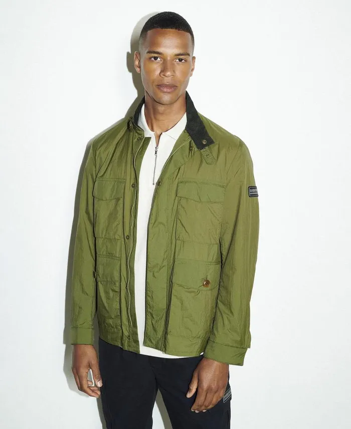Tourer Clove Utility Jacket Desert Men Barbour Casual Jackets