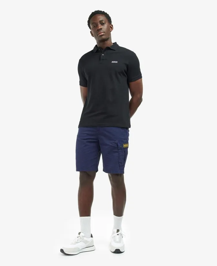 Tourer Polo Shirt Classic White Men Barbour Polo Shirts