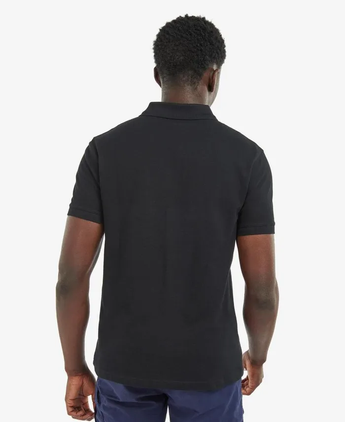 Tourer Polo Shirt Classic White Men Barbour Polo Shirts
