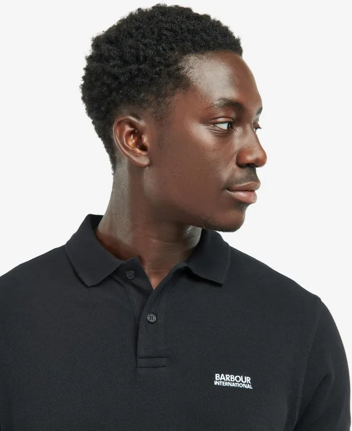 Tourer Polo Shirt Classic White Men Barbour Polo Shirts