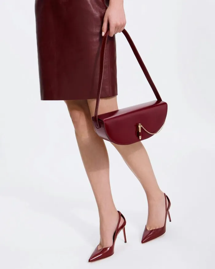 Tribeca Shoulder Bag Red Women Aquazzura Shoulder Bags Tribeca Shoulder Bag Red Women Aquazzura Shoulder Bags
