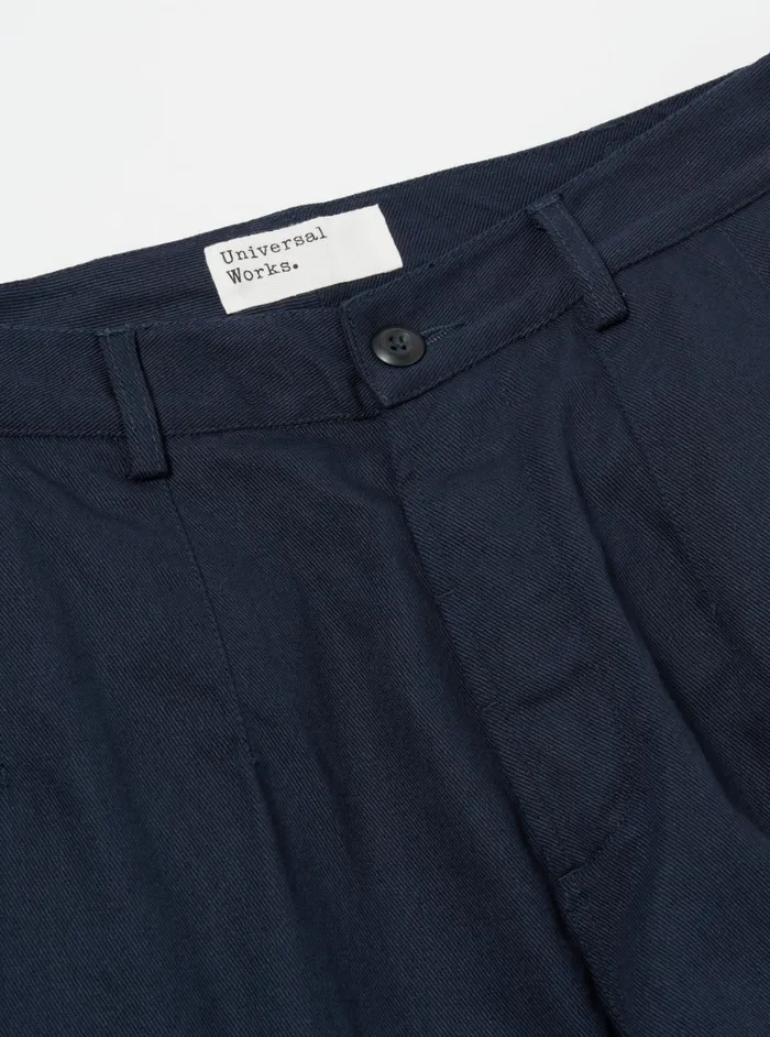 Trousers Men Universal Works Universal Works Loose Cargo Pant In Navy Winter Twill