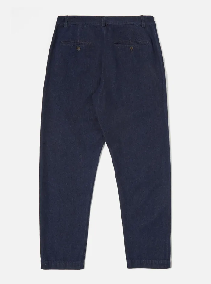 Trousers Men Universal Works Universal Works Military Chino In 11oz Indigo Denim