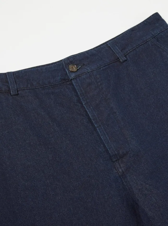 Trousers Men Universal Works Universal Works Military Chino In 11oz Indigo Denim