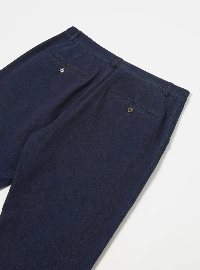 Trousers Men Universal Works Universal Works Military Chino In 11oz Indigo Denim