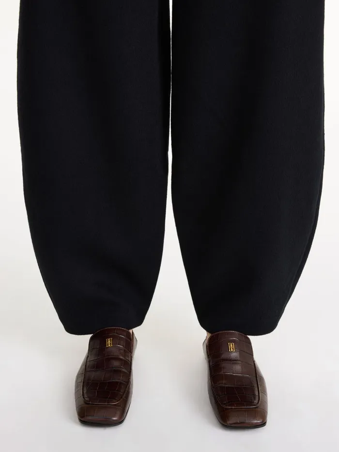 Trousers Women By Malene Birger Carlien Wool Trousers Black