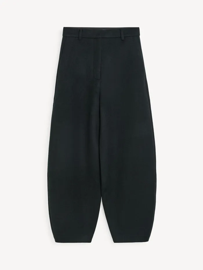 Trousers Women By Malene Birger Carlien Wool Trousers Black