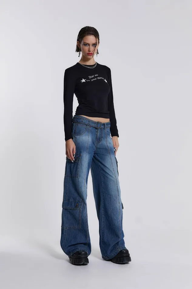 Tundra Cargo Jeans Women Jaded London Jeans Tundra Cargo Jeans Women Jaded London Jeans