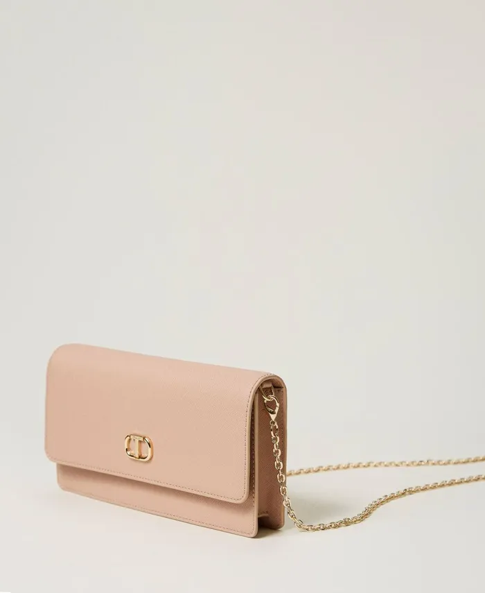 Twinset Mini Shoulder Bag With Oval T Peachy Keen Pink Women Mini Bags Twinset Mini Shoulder Bag With Oval T Peachy Keen Pink Women Mini Bags
