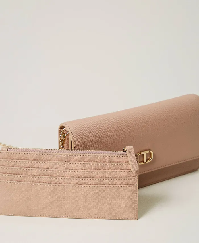 Twinset Mini Shoulder Bag With Oval T Peachy Keen Pink Women Mini Bags Twinset Mini Shoulder Bag With Oval T Peachy Keen Pink Women Mini Bags