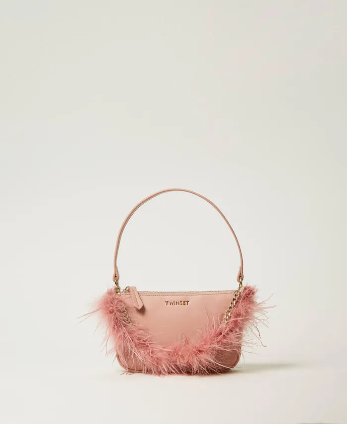 Twinset Petite Folie039 Shoulder Bag With Oval T Coral Bead Women Handbags