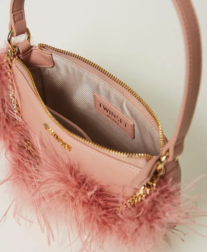 Twinset Petite Folie039 Shoulder Bag With Oval T Coral Bead Women Handbags Twinset Petite Folie039 Shoulder Bag With Oval T Coral Bead Women Handbags