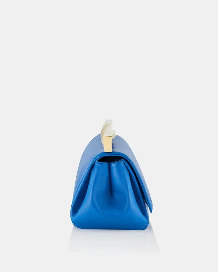 Twist Clutch Blue Women Aquazzura Clutch Bags