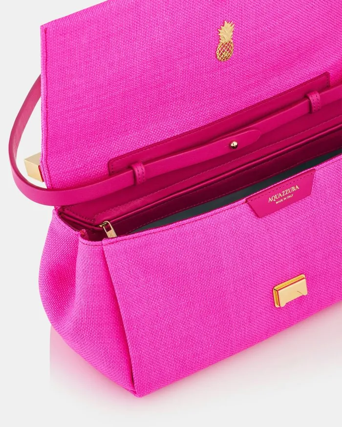 Twist Clutch Fuchsia Women Aquazzura Clutch Bags Twist Clutch Fuchsia Women Aquazzura Clutch Bags