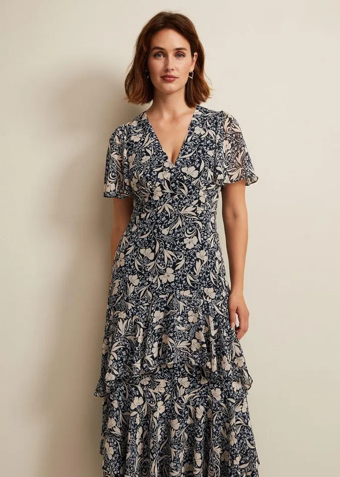 Tyanna Floral Maxi Dress Multicoloured Women Phase Eight Dresses