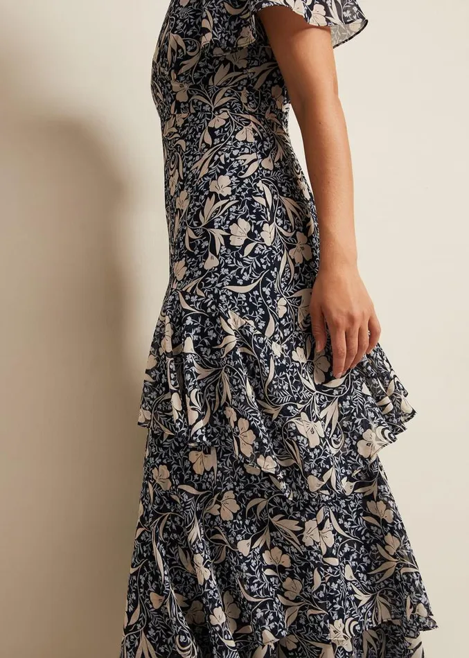 Tyanna Floral Maxi Dress Multicoloured Women Phase Eight Dresses