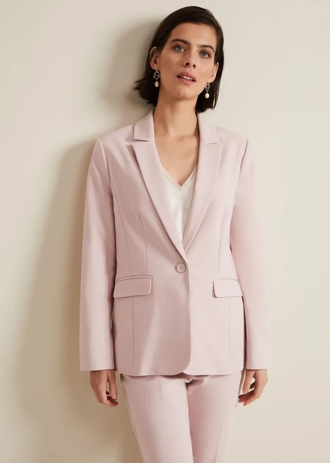 Ulrica Fitted Jacket Antique Rose Women Phase Eight Jackets