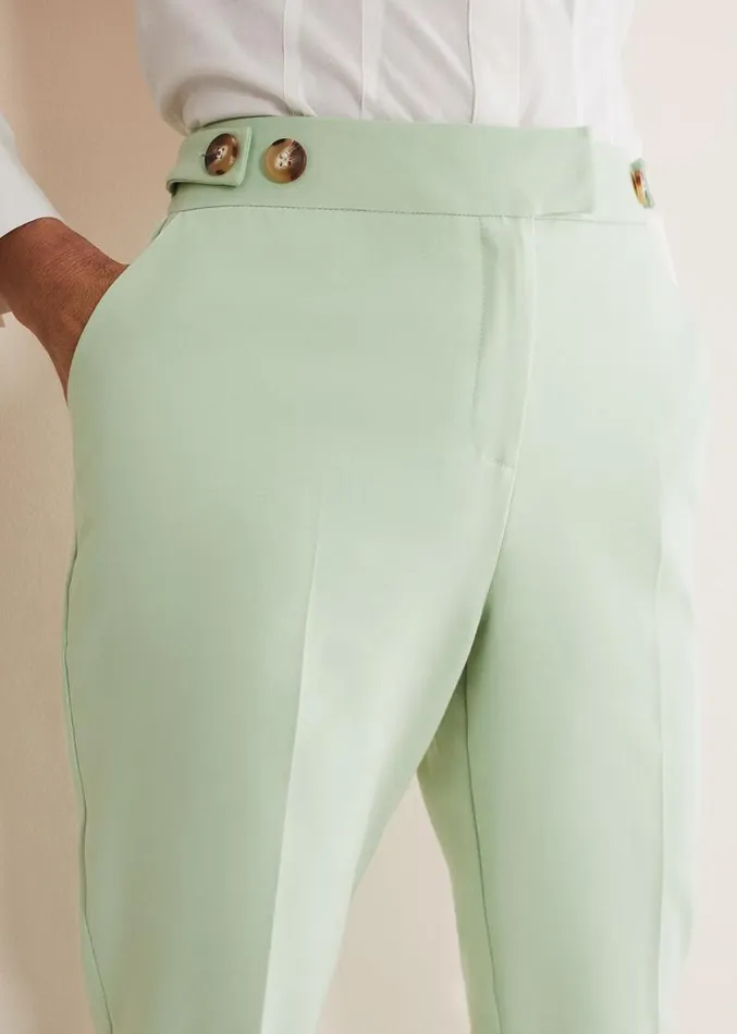 Ulrica Straight Leg Trousers Pistachio Women Phase Eight Trousers