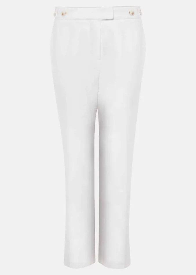 Ulrica Straight Leg Trousers White Women Phase Eight Trousers