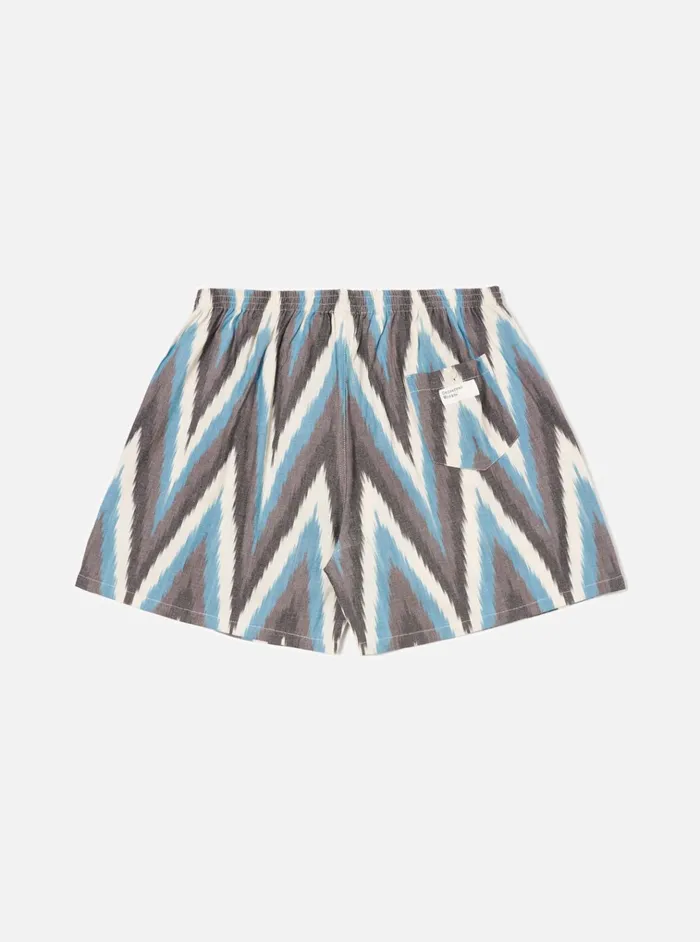 Underwear Men Universal Works Universal Works Boxer Short In Ecru Ikat Ii Cotton