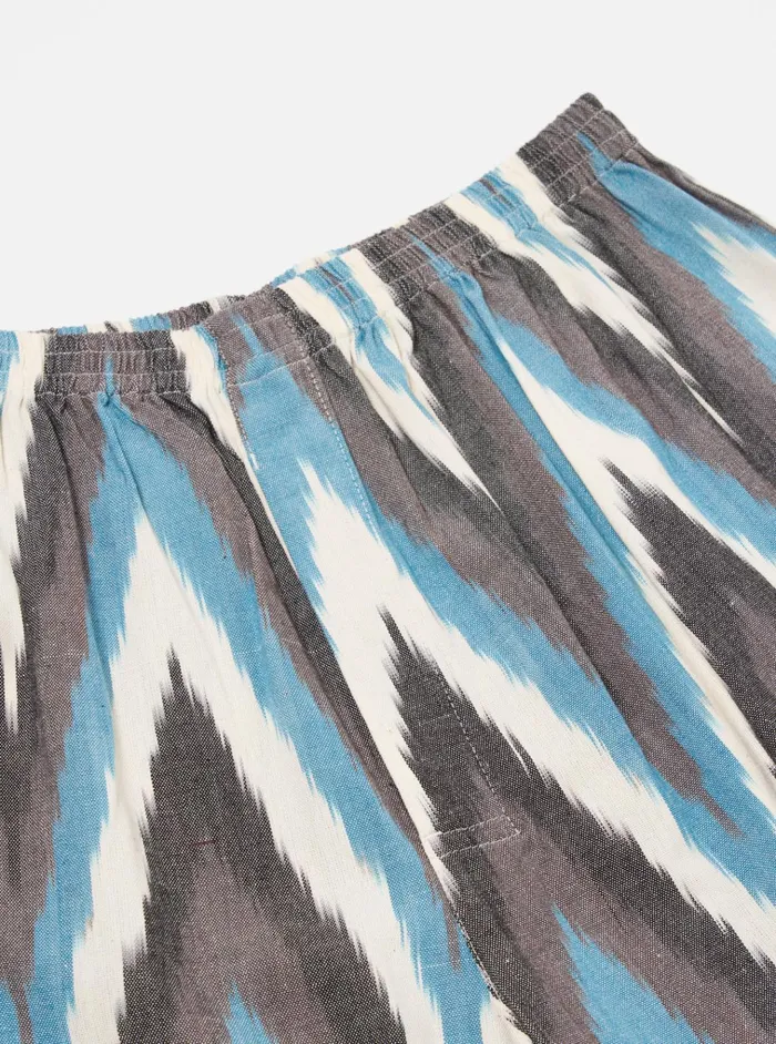 Underwear Men Universal Works Universal Works Boxer Short In Ecru Ikat Ii Cotton