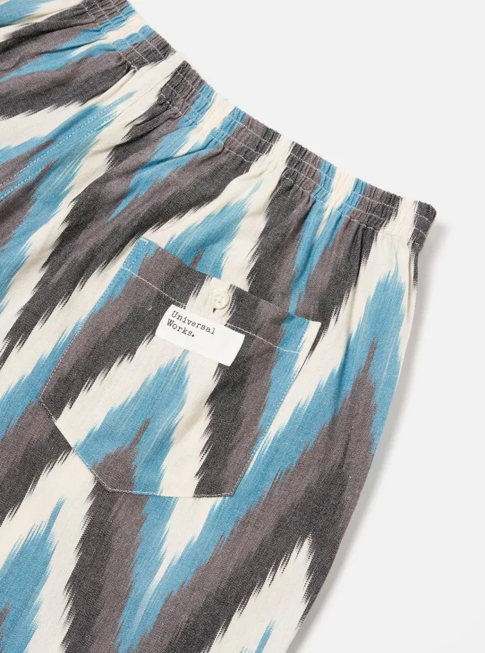 Underwear Men Universal Works Universal Works Boxer Short In Ecru Ikat Ii Cotton