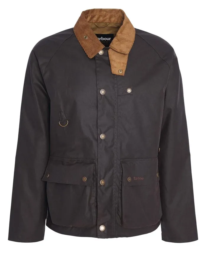 Utility Spey Waxed Jacket Olive Men Barbour Waxed Jackets